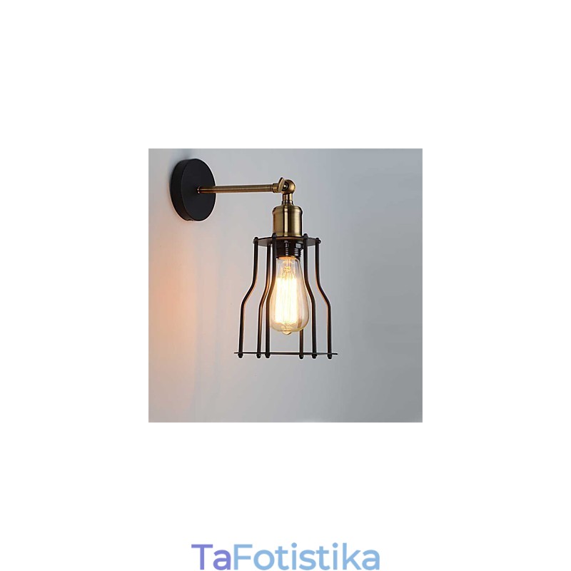 Σοφίτα vintage φωτιστικά τοίχου Industrial Edison Fashion Simplicity Απλίκες τοίχου Μεταλλικό καπάκι βάσης