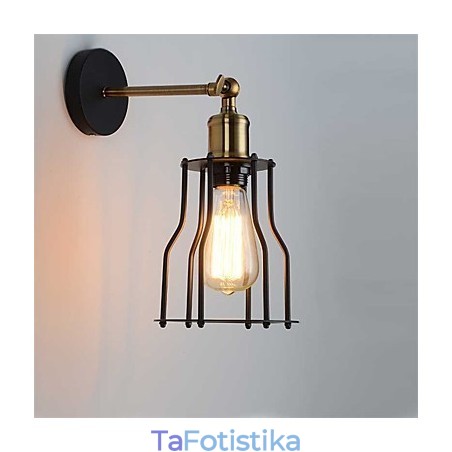 Σοφίτα vintage φωτιστικά τοίχου Industrial Edison Fashion Simplicity Απλίκες τοίχου Μεταλλικό καπάκι βάσης Σοφίτα vintage φωτιστικά τοίχου Industrial Edison Fashion Simplicity Απλίκες τοίχου Μεταλλικό καπάκι βάσης