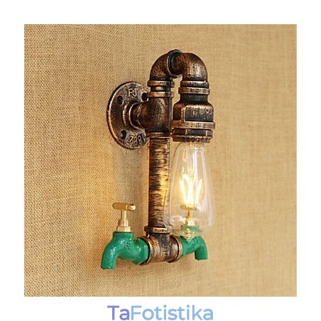 Country Retro Painting χαρακτηριστικό για Mini Style Ambient Light Απλίκες τοίχου Φωτιστικό τοίχου Country Retro Painting χαρακτηριστικό για Mini Style Ambient Light Απλίκες τοίχου Φωτιστικό τοίχου