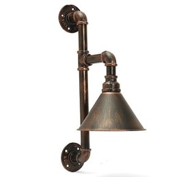 Water Pipe Wall Lights Retro Industrial Style Creative Country Metal Restaurant Cafe Bar Bar Επιτραπέζιες Απλίκες