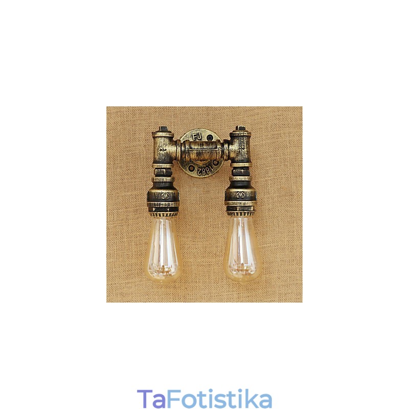 Χαρακτηριστικό ρετρό ζωγραφικής Rustic Lodge Country για απλίκες τοίχου με ελαφρύ περιβάλλον Mini Style