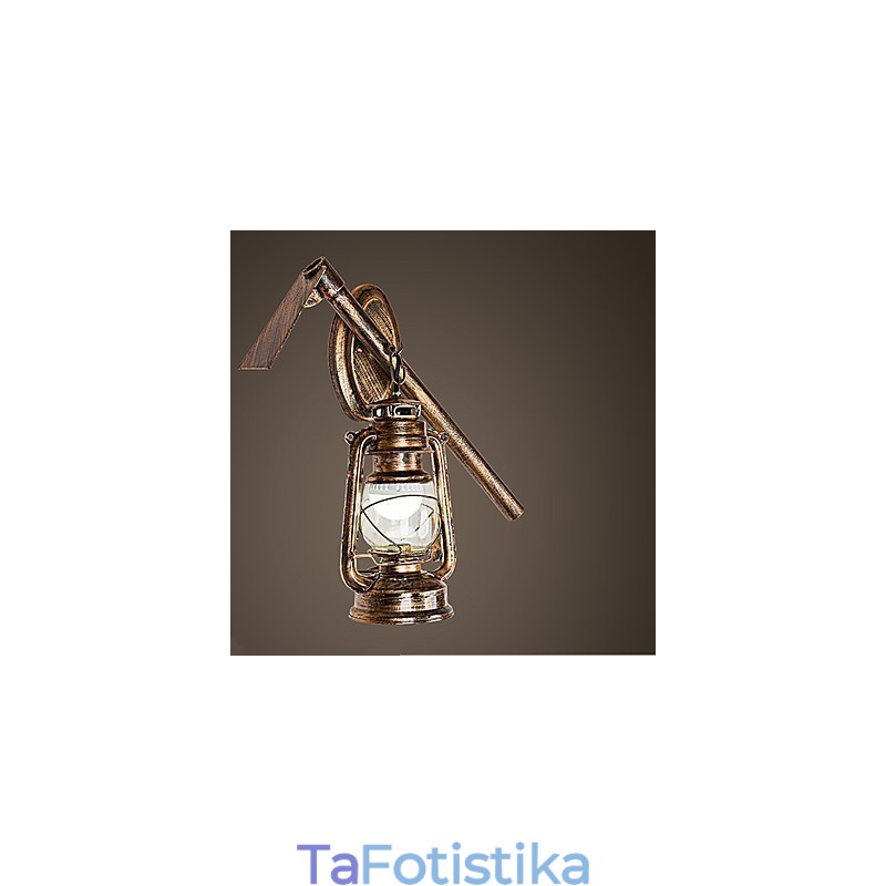 Λειτουργία ζωγραφικής Rustic Lodge για απλίκες τοίχου σε Mini Style Uplight Φωτιστικό τοίχου C