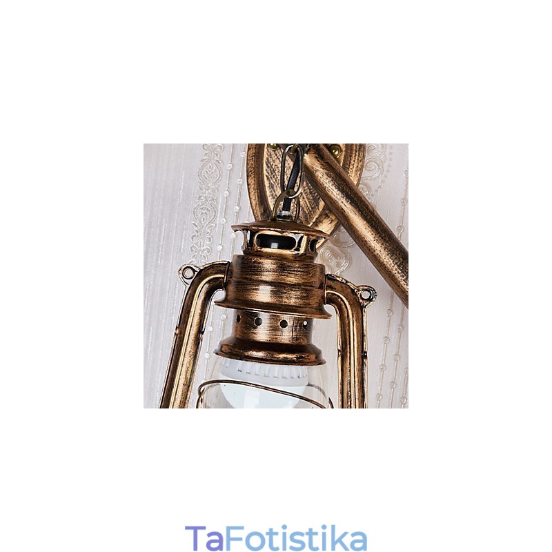 Λειτουργία ζωγραφικής Rustic Lodge για απλίκες τοίχου σε Mini Style Uplight Φωτιστικό τοίχου C