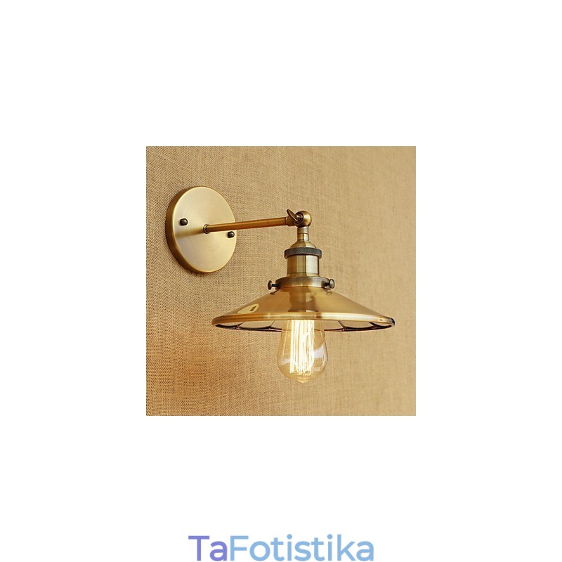 Rustic Lodge Country ρετρό ηλεκτρολυμένη λειτουργία για μίνι απλίκες τοίχου περιβάλλοντος φωτός