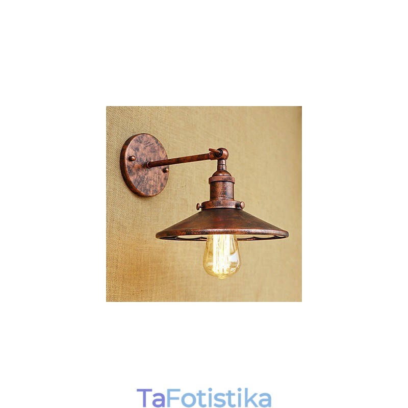 Rustic Lodge Country ρετρό ηλεκτρολυμένη λειτουργία για μίνι απλίκες τοίχου περιβάλλοντος φωτός