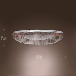 Σύγχρονη μοντέρνα βάση από μέταλλο κρυστάλλινο χρώμιο