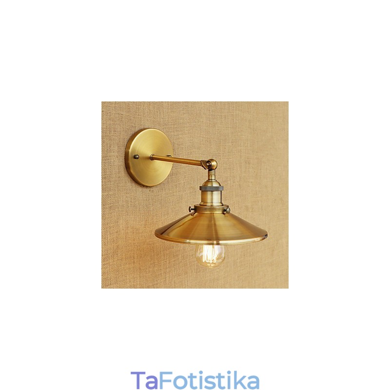 Rustic Lodge Country ρετρό ηλεκτρολυμένη λειτουργία για μίνι απλίκες τοίχου περιβάλλοντος φωτός
