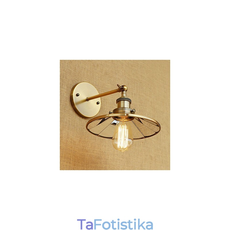Rustic Lodge Country ρετρό ηλεκτρολυμένη λειτουργία για μίνι απλίκες τοίχου περιβάλλοντος φωτός