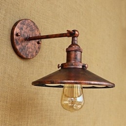Rustic Lodge Country ρετρό ηλεκτρολυμένη λειτουργία για μίνι απλίκες τοίχου περιβάλλοντος φωτός