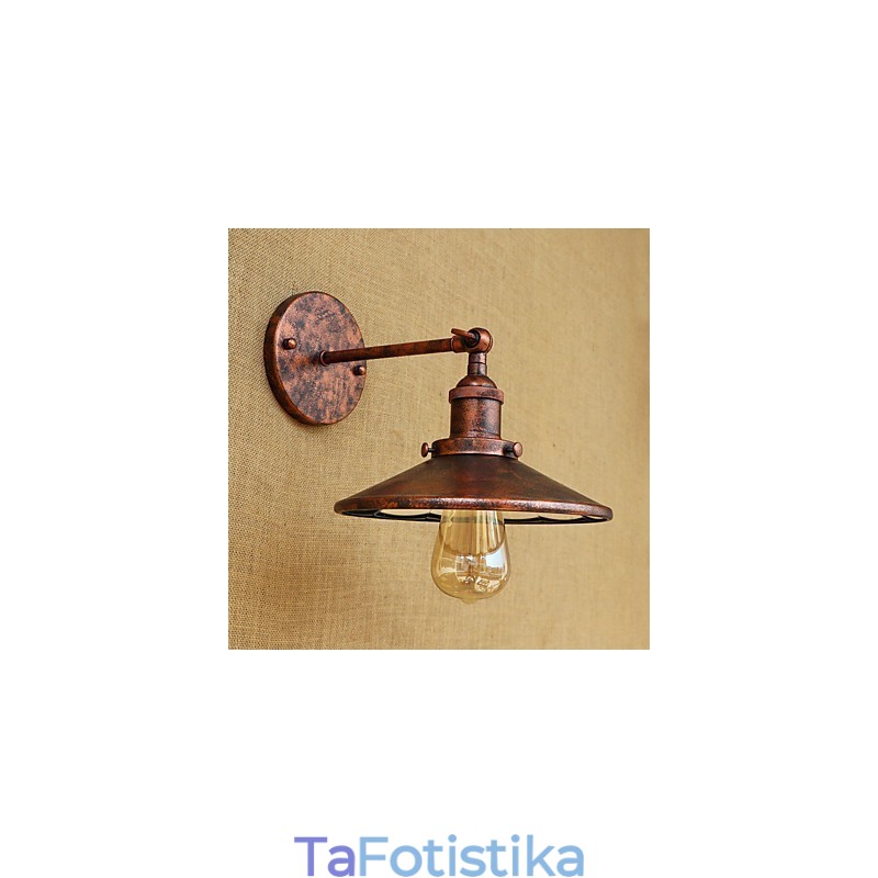 Rustic Lodge Country ρετρό ηλεκτρολυμένη λειτουργία για μίνι απλίκες τοίχου περιβάλλοντος φωτός