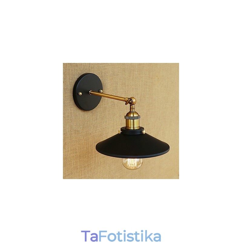 Country Retro Painting χαρακτηριστικό για Mini Style Ambient Light Απλίκες τοίχου Φωτιστικό τοίχου