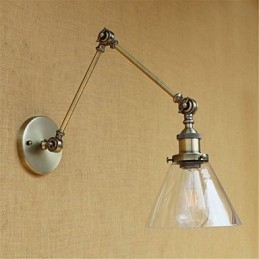 Country Retro ηλεκτρολυμένο χαρακτηριστικό για Mini Style Eye Protection Swing Arm Lights