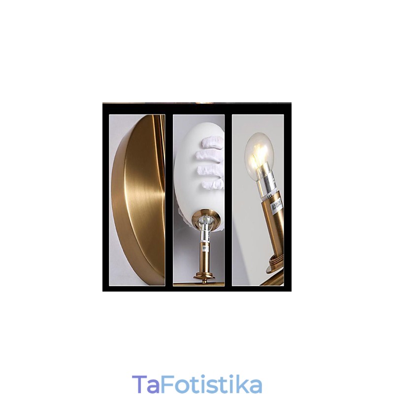 Rustic Lodge Country Electroplated χαρακτηριστικό για Mini Style Ambient Light Απλίκες τοίχου Φωτιστικό τοίχου