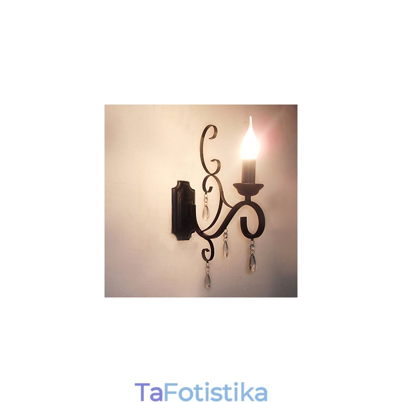 Κρυστάλλινο Φωτιστικό Κεριού Σιδερένιο Δημιουργικό Προσωπικό Διάδρομο Διακόσμηση Σκάλας Φωτιστικό κομοδίνου Φωτιστικό τοίχου