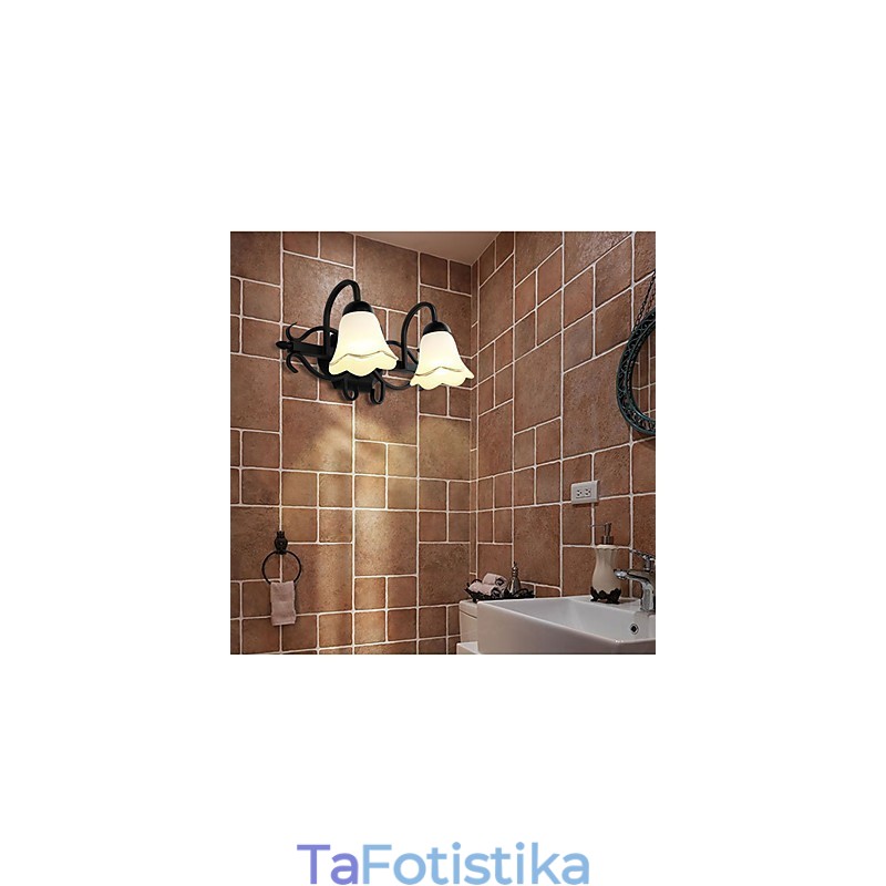 Rustic Lodge Ηλεκτροεπιχρυσωμένο Χαρακτηριστικό για Φωτιστικό Μπάνιου Downlight Φωτιστικό τοίχου