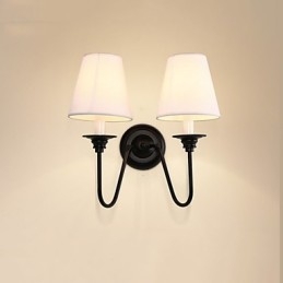 Rustic Lodge Black Oxide Finish Χαρακτηριστικό για προστασία ματιών Απλίκες τοίχου από φως περιβάλλοντος φωτός τοίχου