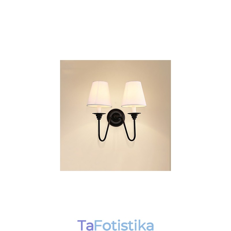 Rustic Lodge Black Oxide Finish Χαρακτηριστικό για προστασία ματιών Απλίκες τοίχου από φως περιβάλλοντος φωτός τοίχου