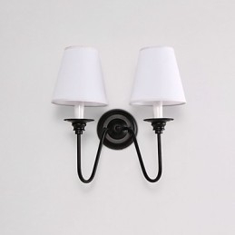 Rustic Lodge Black Oxide Finish Χαρακτηριστικό για προστασία ματιών Απλίκες τοίχου από φως περιβάλλοντος φωτός τοίχου