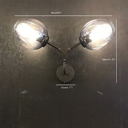 Ρουστίκ Lodge Vintage Country Retro Painting για Mini Style Ambient Light Απλίκες τοίχου Φωτιστικό τοίχου