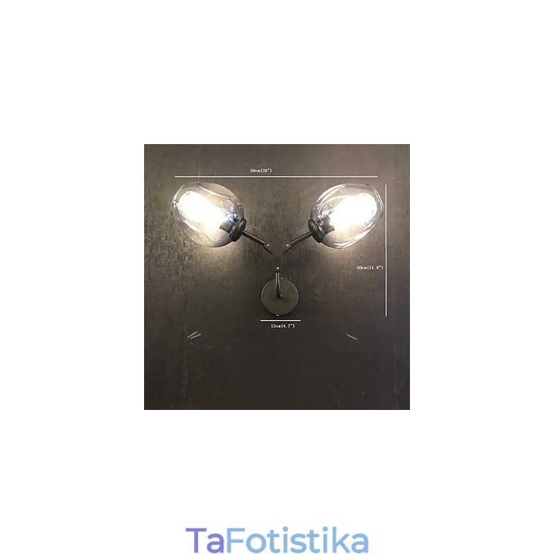 Ρουστίκ Lodge Vintage Country Retro Painting για Mini Style Ambient Light Απλίκες τοίχου Φωτιστικό τοίχου