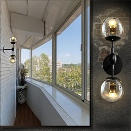 Rustic Lodge Country Electroplated χαρακτηριστικό για Mini Style Ambient Light Απλίκες τοίχου Φωτιστικό τοίχου