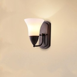 Rustic Lodge Black Oxide Finish Χαρακτηριστικό για προστασία ματιών Απλίκες τοίχου από φως περιβάλλοντος φωτός τοίχου