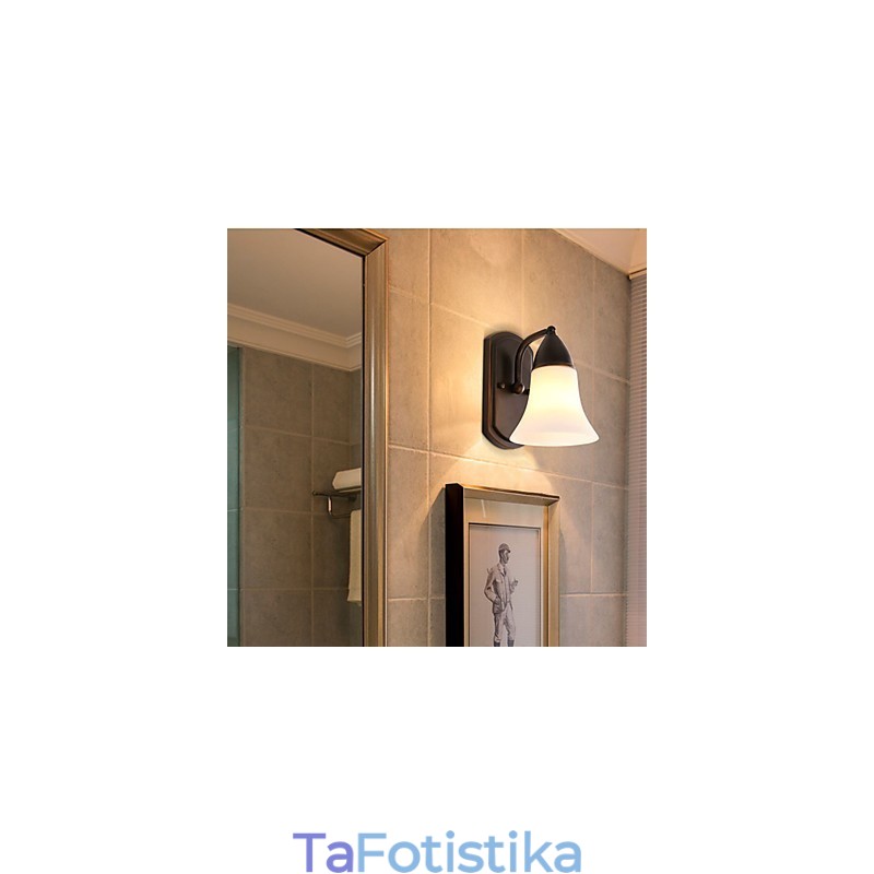 Rustic Lodge Black Oxide Finish Χαρακτηριστικό για προστασία ματιών Απλίκες τοίχου από φως περιβάλλοντος φωτός τοίχου