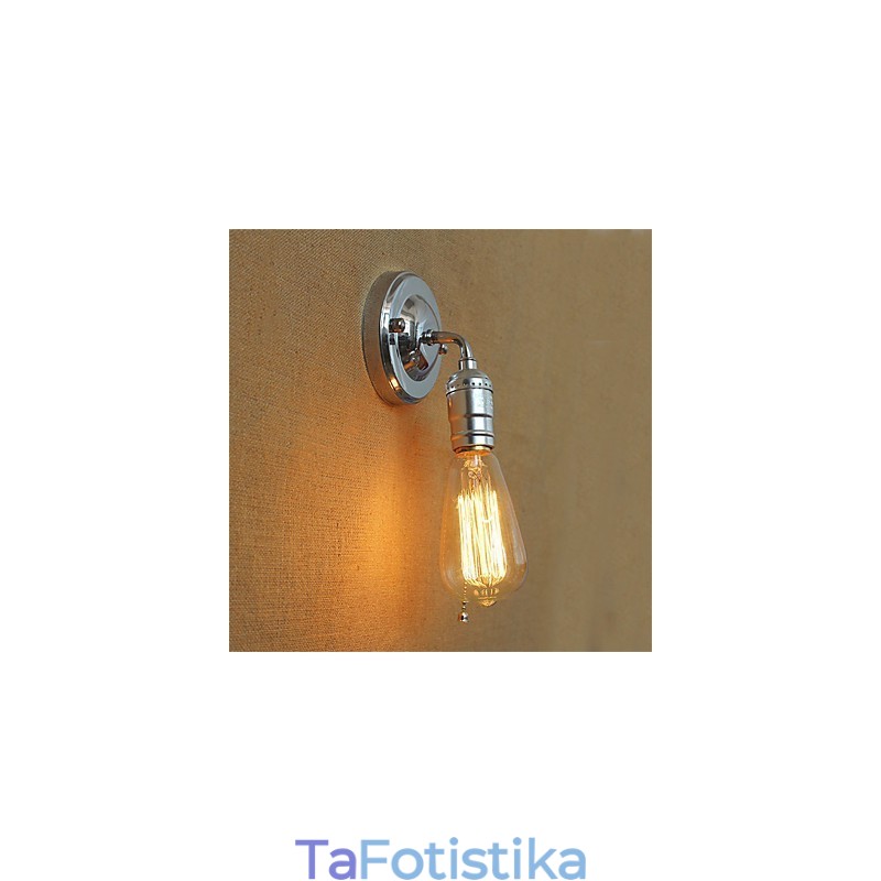 Retro Loft Edison Φωτιστικό τοίχου Edison Φώτα τοίχου για το σπίτι επάνω κάτω Ρουστίκ βιομηχανικό μονό κεφάλι διάδρομο Καθιστικό Μίνι διακόσμηση τοίχου