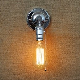 Retro Loft Edison Φωτιστικό τοίχου Edison Φώτα τοίχου για το σπίτι επάνω κάτω Ρουστίκ βιομηχανικό μονό κεφάλι διάδρομο Καθιστικό Μίνι διακόσμηση τοίχου