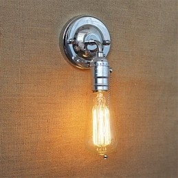 Retro Loft Edison Φωτιστικό τοίχου Edison Φώτα τοίχου για το σπίτι επάνω κάτω Ρουστίκ βιομηχανικό μονό κεφάλι διάδρομο Καθιστικό Μίνι διακόσμηση τοίχου