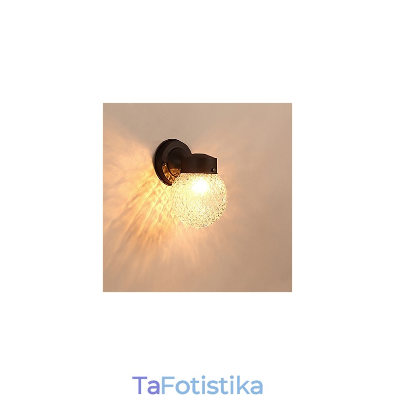 Φωτιστικό τοίχου Μοντέρνο μοντέρνο φινίρισμα μαύρου οξειδίου για απλίκες τοίχου σε μίνι στυλ