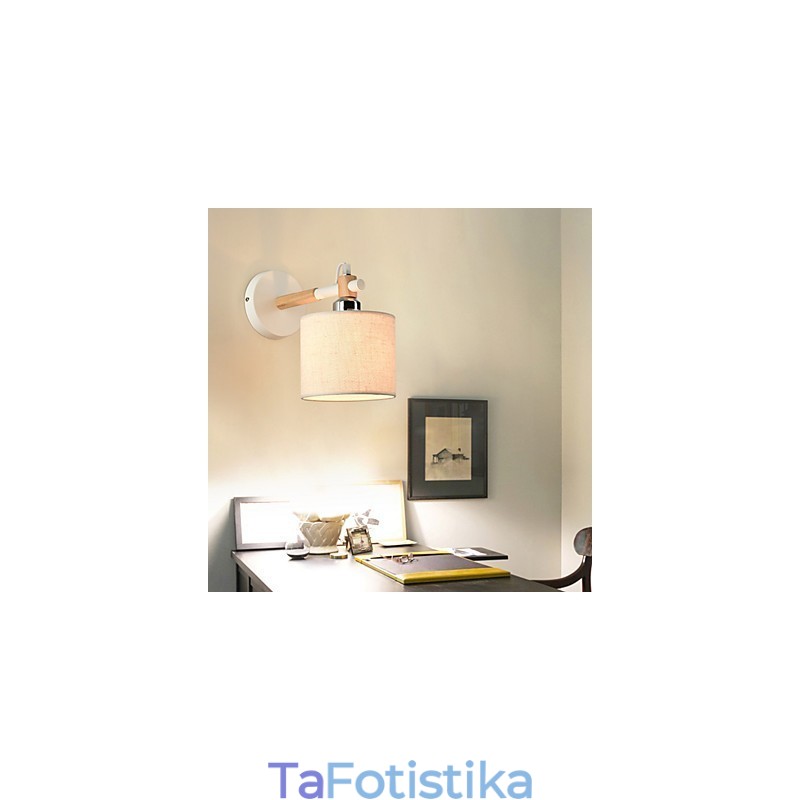 Υφασμάτινο Φωτιστικό Τοίχου Μοντέρνες Σύγχρονες Χαρακτηριστικές Απλίκες Περιβάλλοντος Φωτιστικού Τοίχου
