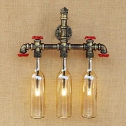 Vintage Country Antique Bronze Χαρακτηριστικό Ambient Light Απλίκες τοίχου Φωτιστικό τοίχου