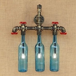 Vintage Country Antique Bronze Χαρακτηριστικό Ambient Light Απλίκες τοίχου Φωτιστικό τοίχου