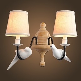 Ρουστίκ Lodge Simple Vintage Πίνακας Χαρακτηριστικό Φωτιστικό Περιβάλλοντος Απλίκες τοίχου Φωτιστικό τοίχου