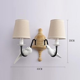 Ρουστίκ Lodge Simple Vintage Πίνακας Χαρακτηριστικό Φωτιστικό Περιβάλλοντος Απλίκες τοίχου Φωτιστικό τοίχου