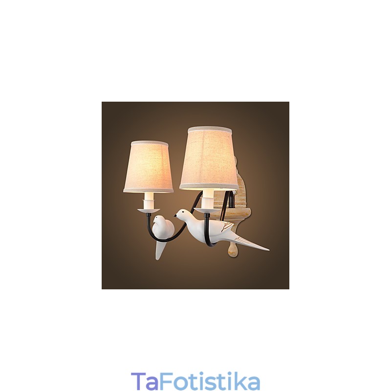 Ρουστίκ Lodge Simple Vintage Πίνακας Χαρακτηριστικό Φωτιστικό Περιβάλλοντος Απλίκες τοίχου Φωτιστικό τοίχου