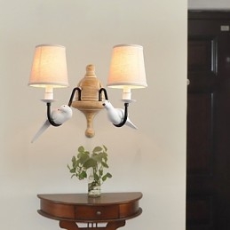 Ρουστίκ Lodge Simple Vintage Πίνακας Χαρακτηριστικό Φωτιστικό Περιβάλλοντος Απλίκες τοίχου Φωτιστικό τοίχου