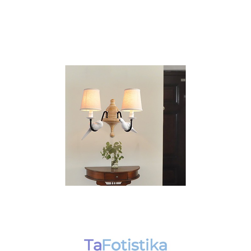 Ρουστίκ Lodge Simple Vintage Πίνακας Χαρακτηριστικό Φωτιστικό Περιβάλλοντος Απλίκες τοίχου Φωτιστικό τοίχου