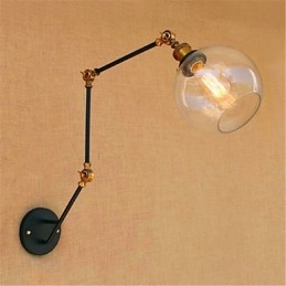 Ρουστίκ Lodge Chrome για Swing Arm Ambient Light Swing Arm Lights Wall Lights