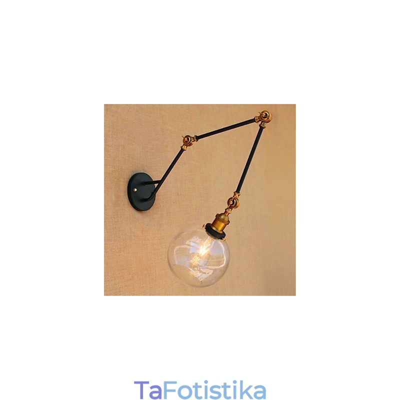 Ρουστίκ Lodge Chrome για Swing Arm Ambient Light Swing Arm Lights Wall Lights