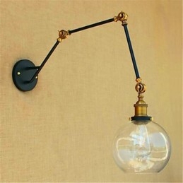 Ρουστίκ Lodge Chrome για Swing Arm Ambient Light Swing Arm Lights Wall Lights