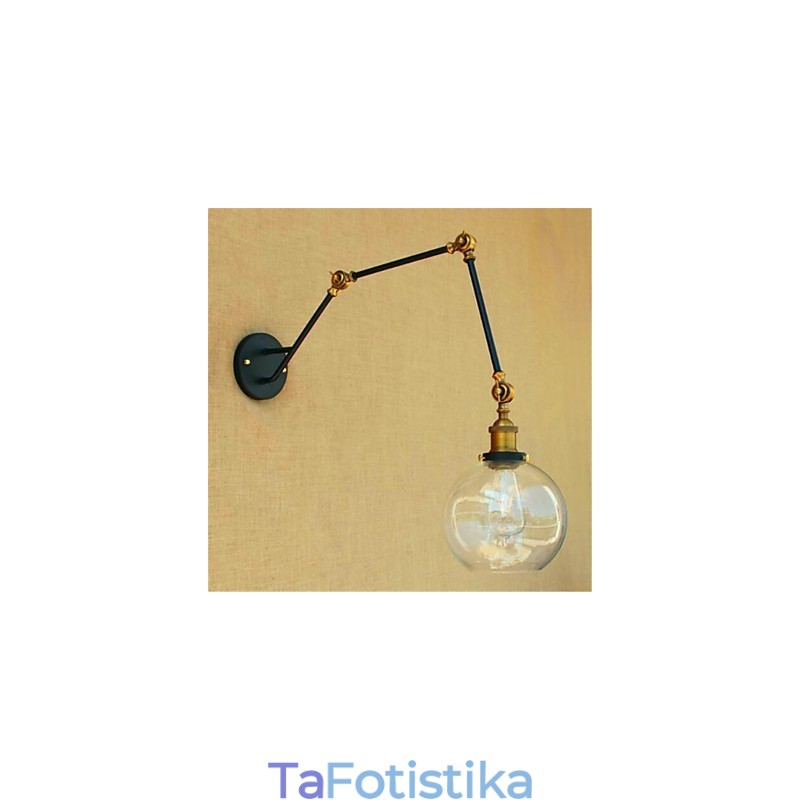 Ρουστίκ Lodge Chrome για Swing Arm Ambient Light Swing Arm Lights Wall Lights