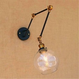 Ρουστίκ Lodge Chrome για Swing Arm Ambient Light Swing Arm Lights Wall Lights