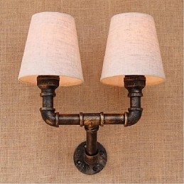 Rustic Lodge Brass Χαρακτηριστικό για Απλίκες Τοίχου Περιβάλλοντος Φωτιστικό τοίχου
