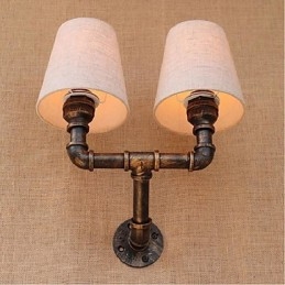 Rustic Lodge Brass Χαρακτηριστικό για Απλίκες Τοίχου Περιβάλλοντος Φωτιστικό τοίχου