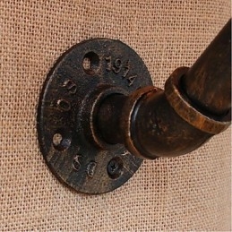 Rustic Lodge Brass Χαρακτηριστικό για Απλίκες Τοίχου Περιβάλλοντος Φωτιστικό τοίχου