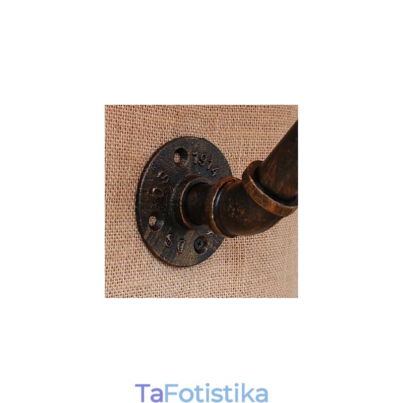 Rustic Lodge Brass Χαρακτηριστικό για Απλίκες Τοίχου Περιβάλλοντος Φωτιστικό τοίχου