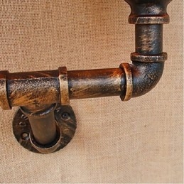 Rustic Lodge Brass Χαρακτηριστικό για Απλίκες Τοίχου Περιβάλλοντος Φωτιστικό τοίχου