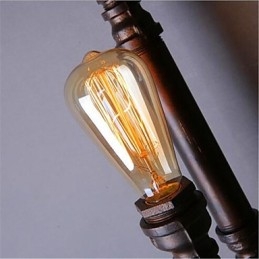 American Retro Loft Industrial Water Alisle Stairs Creative Personality Restaurant Bar Φωτιστικό τοίχου μονής κεφαλής